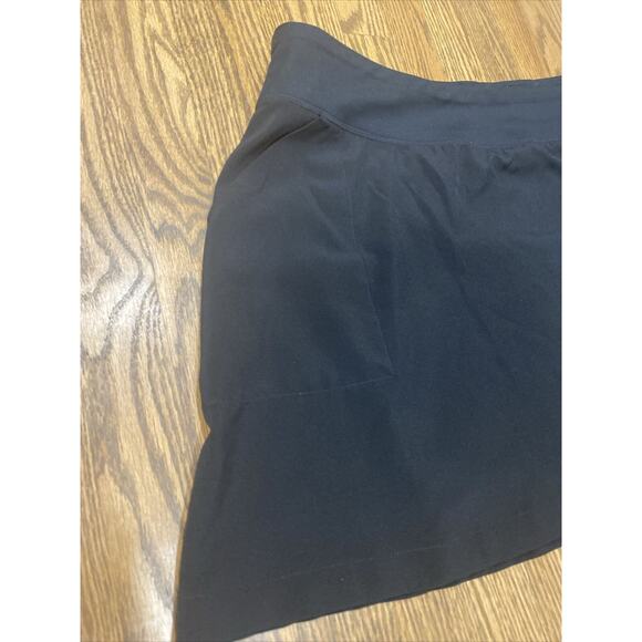 Lands End Womens Black Skort Built in Shorts Pull On Flat Front Pockets Size 3X‎ - Picture 3 of 8